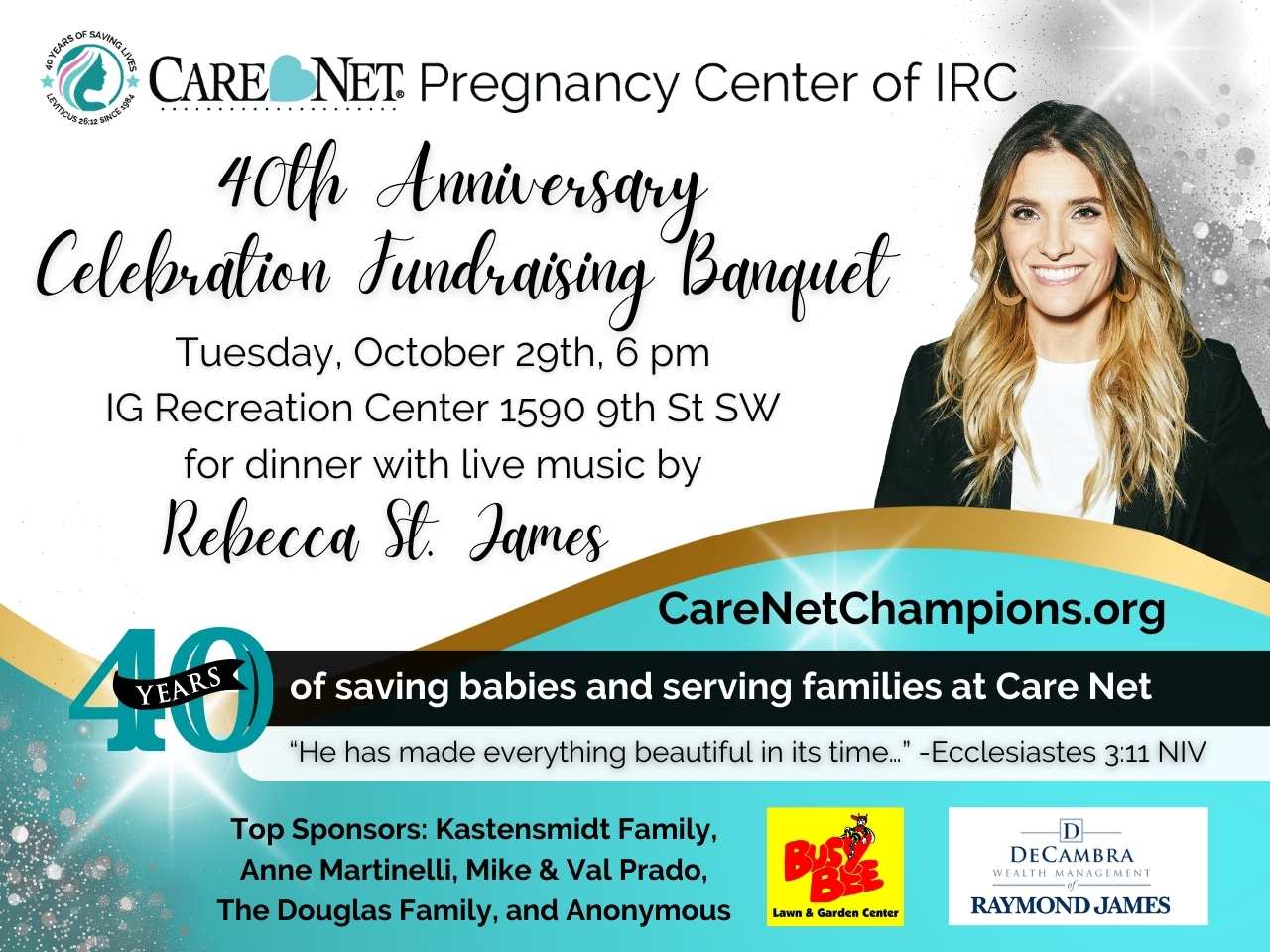 Care Net IRC's 40th Anniversary Banquet 1280x960