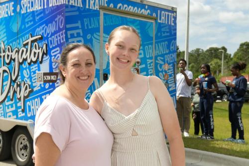 850_7881-117 Principal Christiana Coburn with Student Coordinator Kimber Grillo